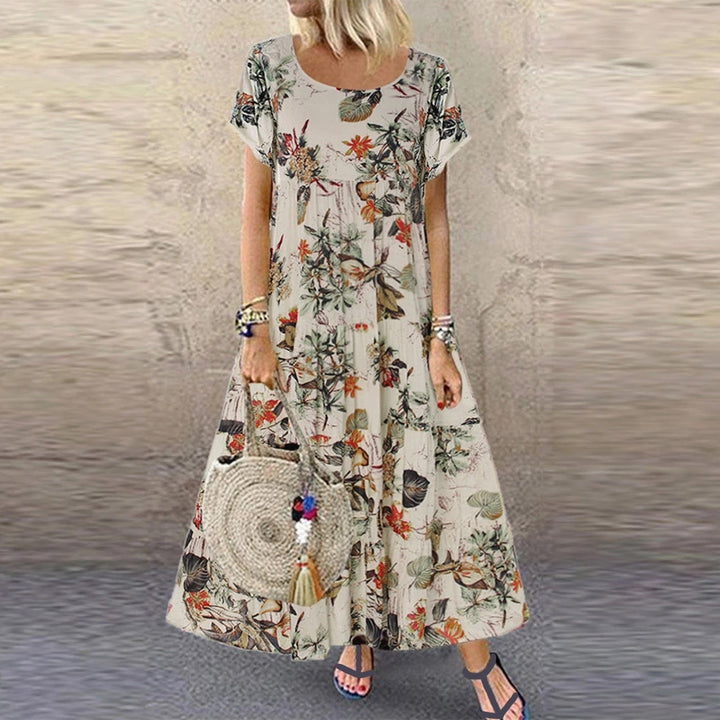 Maxikleid mit floralem Muster
