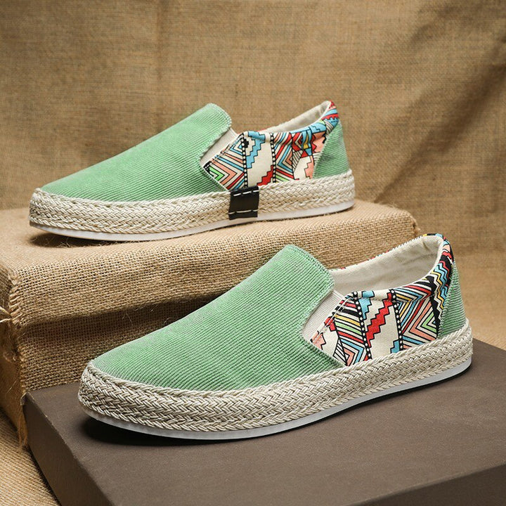 Espadrilles für Männer mit ethnischem Touch