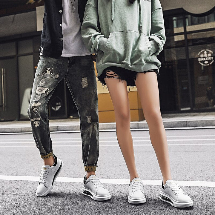 Moderne Herren-Sportschuhe mit Dämpfungssohle