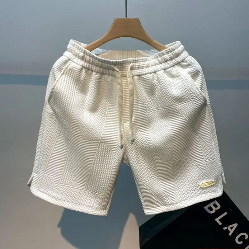 Sportshorts für Männer aus strukturiertem Stoff