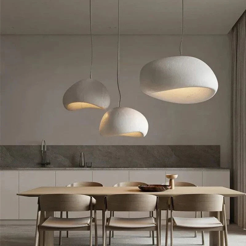LED-Pendelleuchte im Wabi-Sabi-Stil