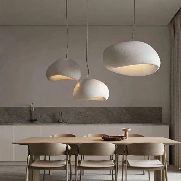LED-Pendelleuchte im Wabi-Sabi-Stil