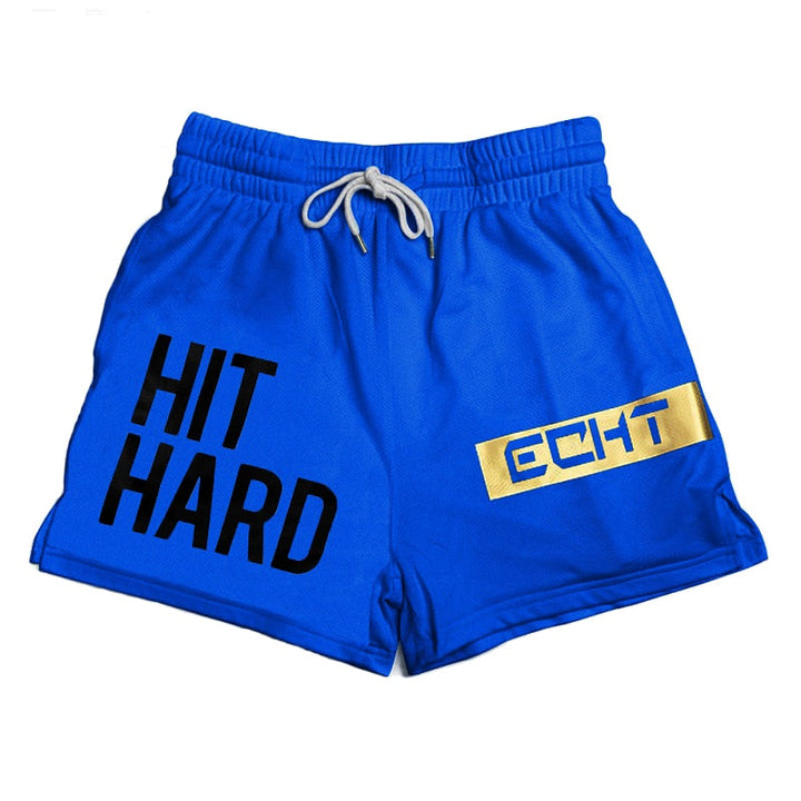Workout-Shorts für Männer mit inspirierenden Aufschriften