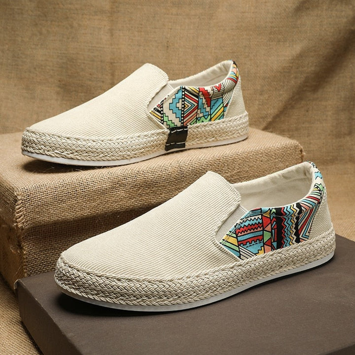 Espadrilles für Männer mit ethnischem Touch