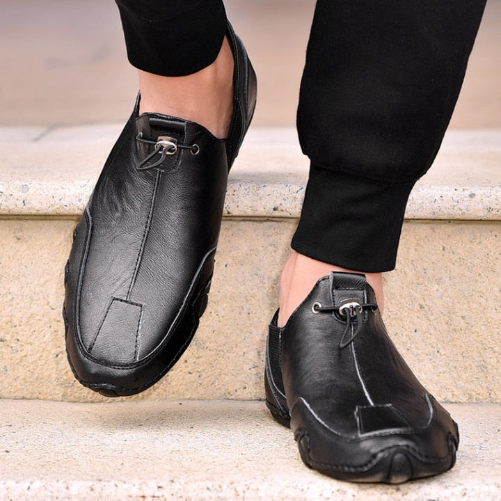 Elegante Herren Mokassins aus Naturleder