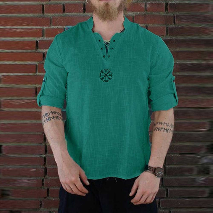 Besticktes Hemd im Boho-Stil für Männer