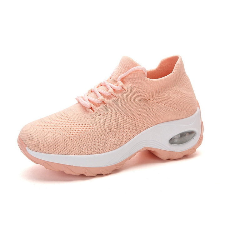 Damen-Turnschuhe mit atmungsaktivem Obermaterial