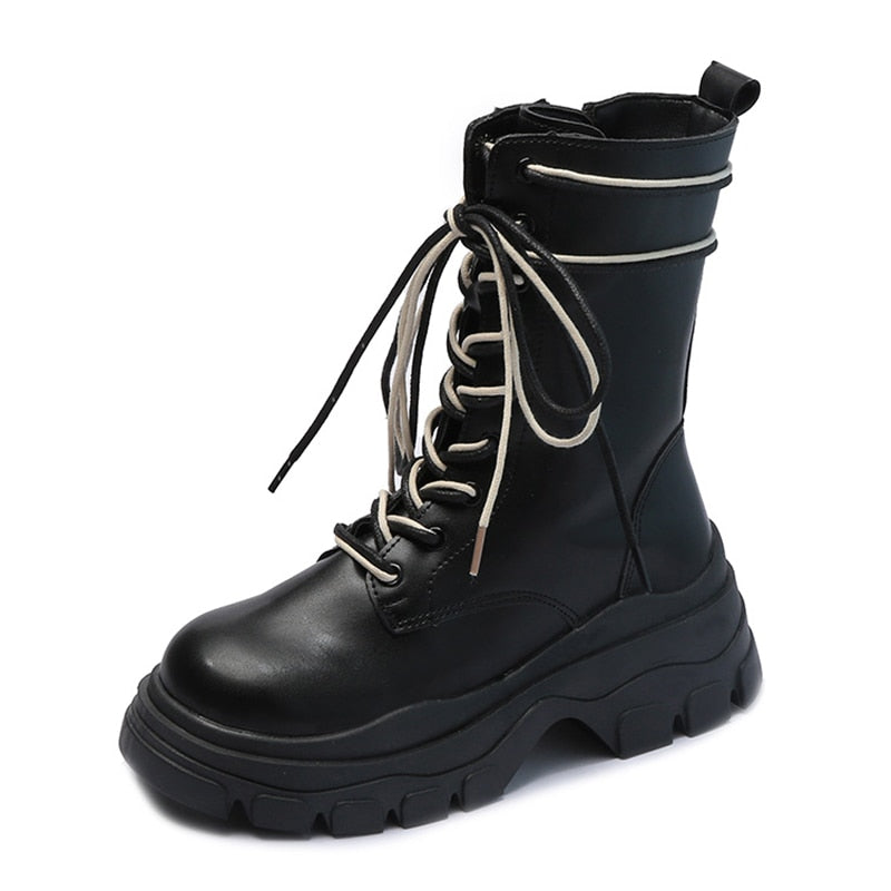 Damen Plateau Ton Schuhe