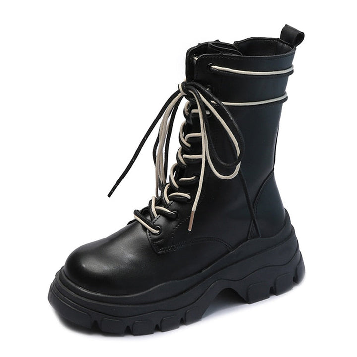 Damen Plateau Ton Schuhe