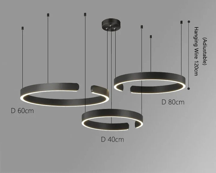 Moderne LED-Ringleuchte – Elegante runde Deckenleuchte