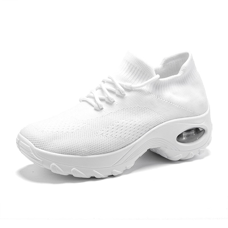 Damen-Turnschuhe mit atmungsaktivem Obermaterial