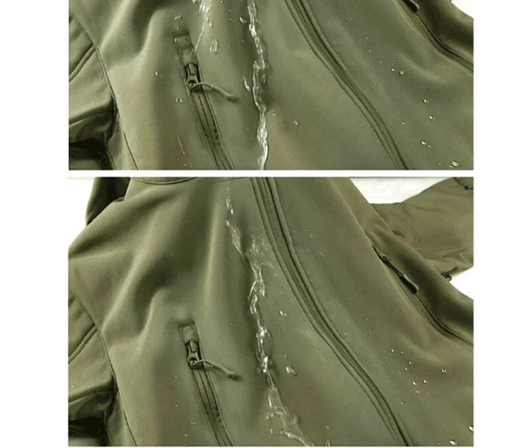 Herren-Wasserdichte Taktische Jacke mit zahlreichen Taschen