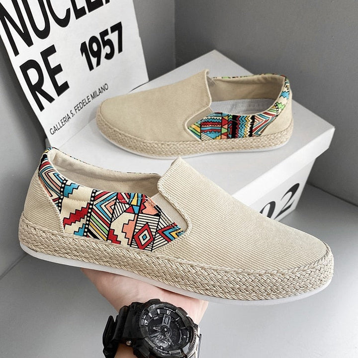 Espadrilles für Männer mit ethnischem Touch