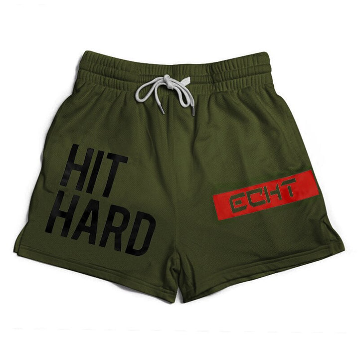 Workout-Shorts für Männer mit inspirierenden Aufschriften