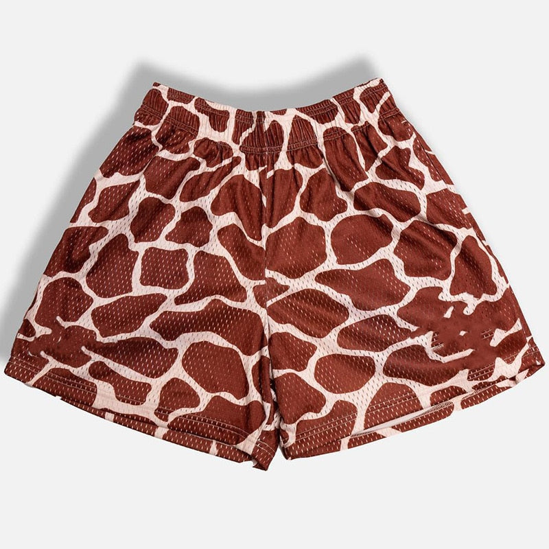 Kurze Herren-Shorts mit Tiermuster