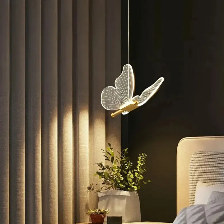 LED-Pendelleuchte in Schmetterlingsform – Designerleuchte für Schlafzimmer und Wohnzimmer