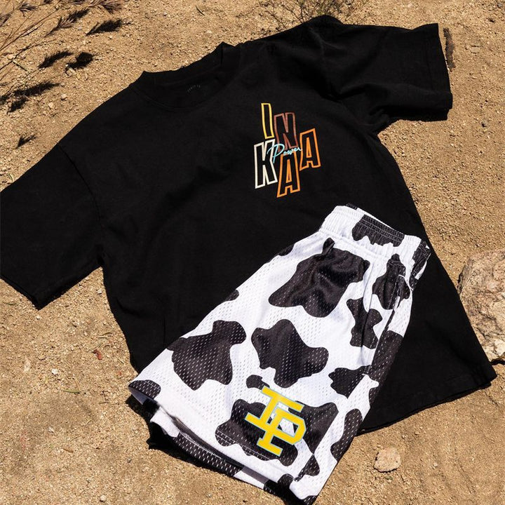 Kurze Herren-Shorts mit Tiermuster