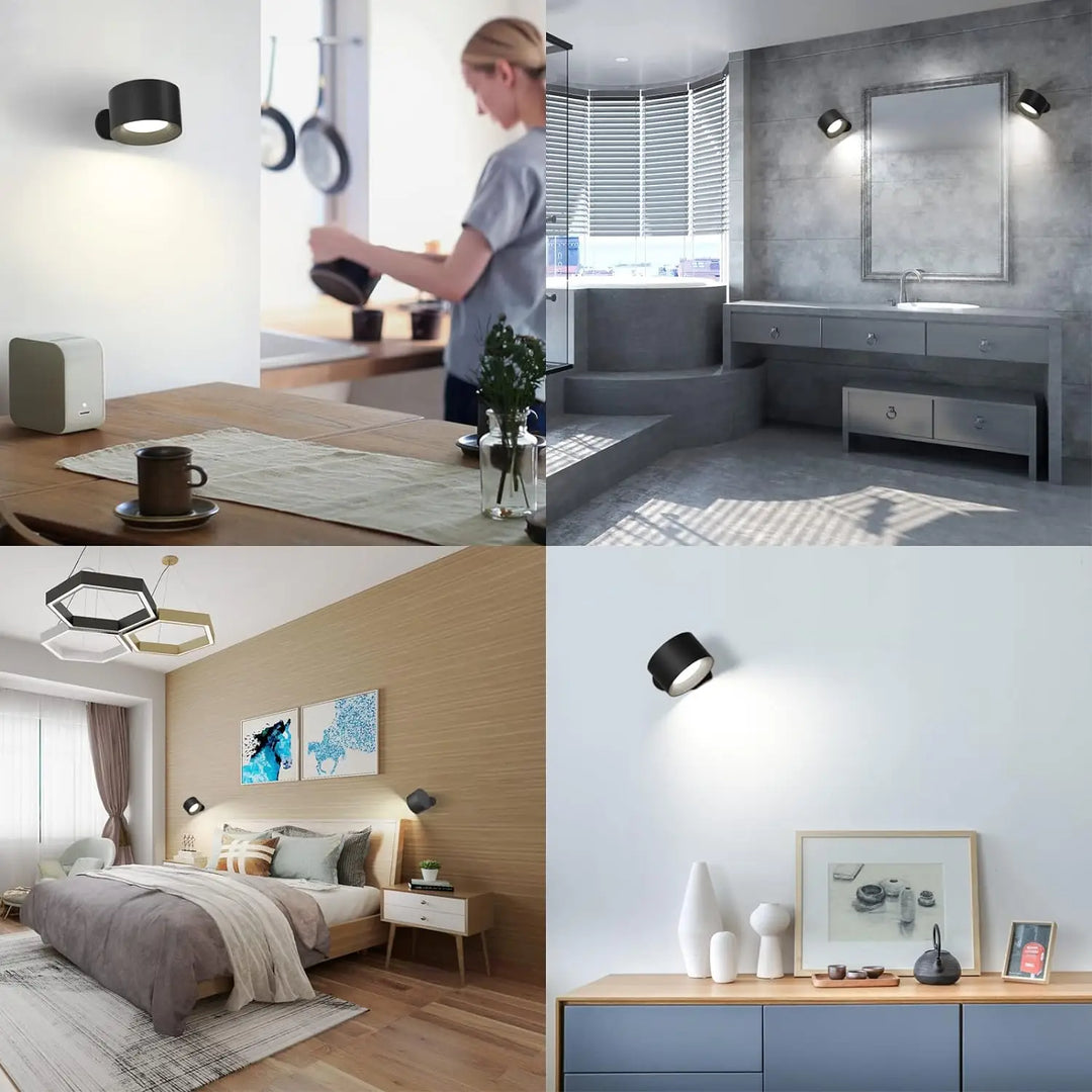 Kabellose abnehmbare LED-Wandleuchte