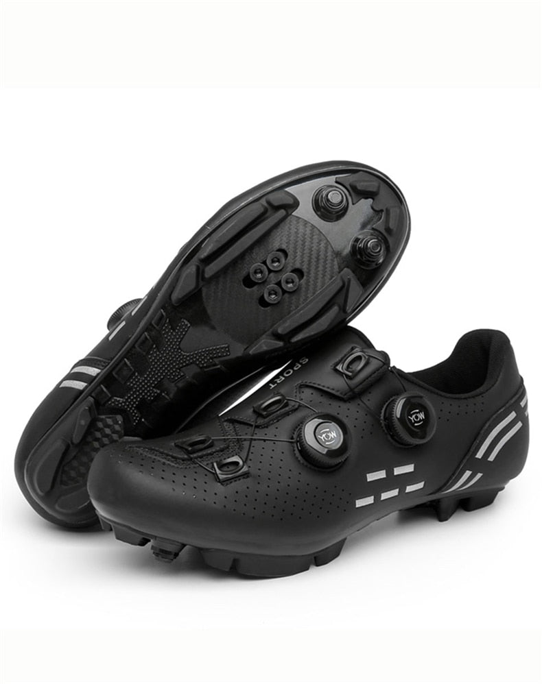 Fahrradschuhe mit mechanischer Verriegelung