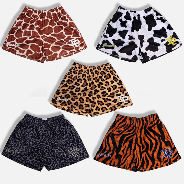 Kurze Herren-Shorts mit Tiermuster