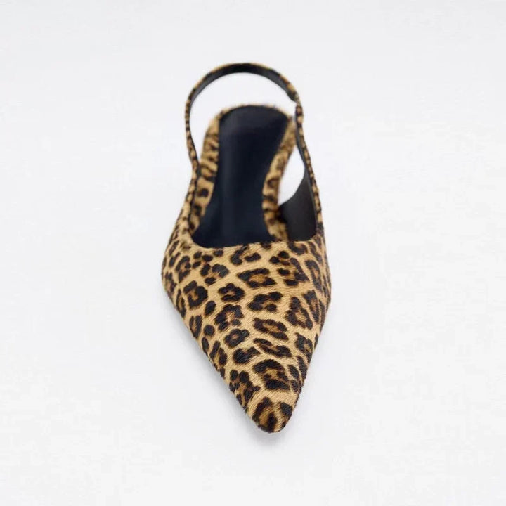 Elegante Damenpumps mit Leopardenmuster