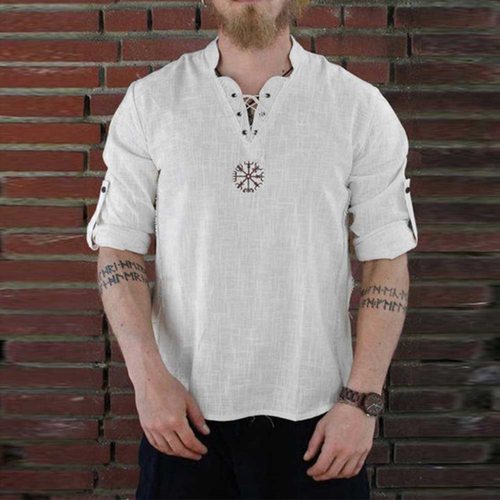 Besticktes Hemd im Boho-Stil für Männer