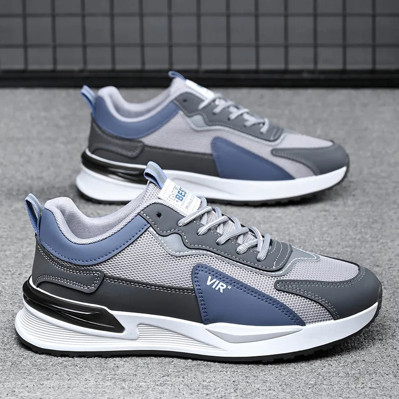 Urbane Herrensneakers mit bequemer Sohle