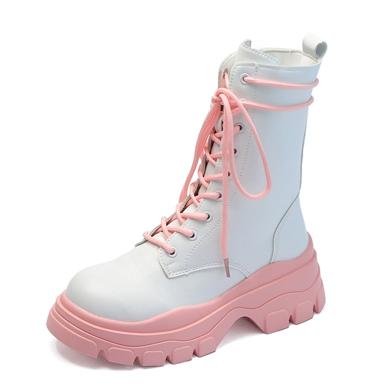 Damen Plateau Ton Schuhe