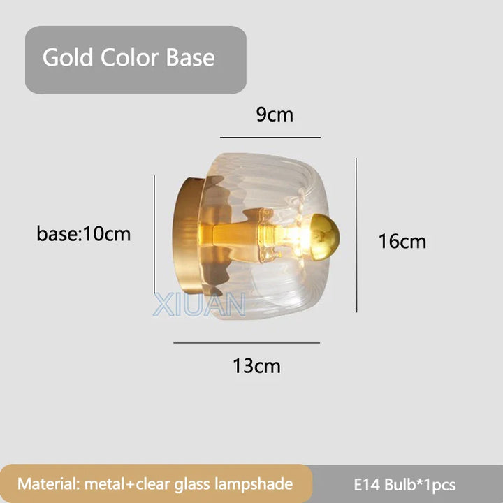 Elegante Deckenleuchte aus Glas mit Kristalldesign