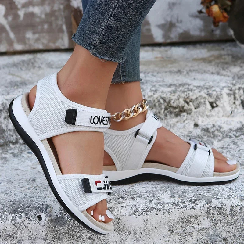 Modische Damen-Sport-Sandalen mit verstellbaren Riemen