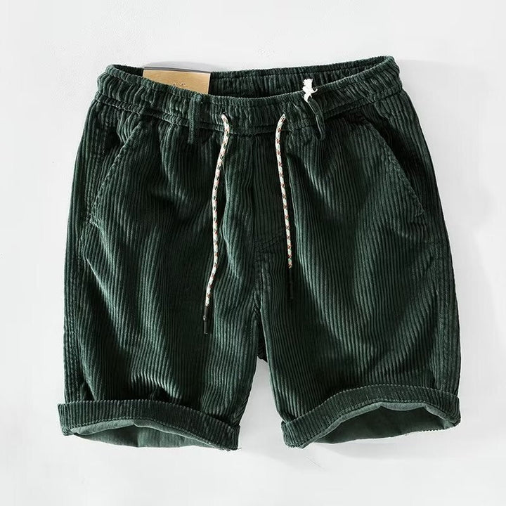 Cord-Shorts für Männer mit Kordel