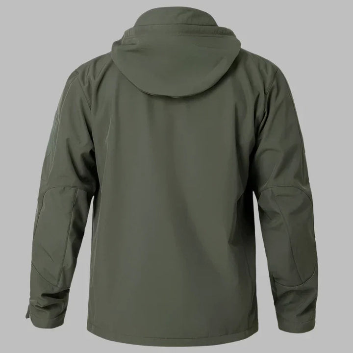 Herren-Wasserdichte Outdoor-Jacke mit Kapuze und mehreren Taschen