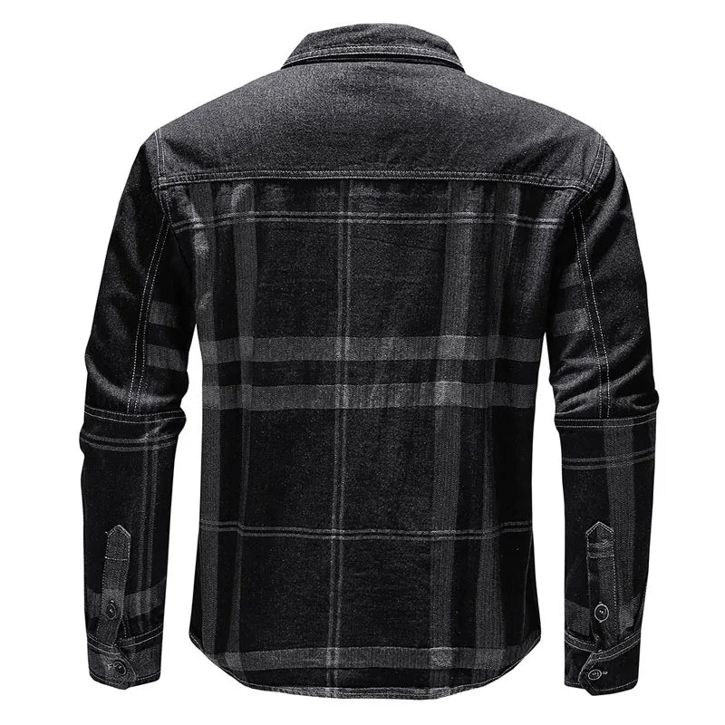 Herren Jeanshemd im Casual-Stil
