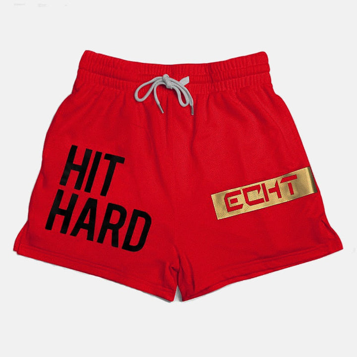 Workout-Shorts für Männer mit inspirierenden Aufschriften