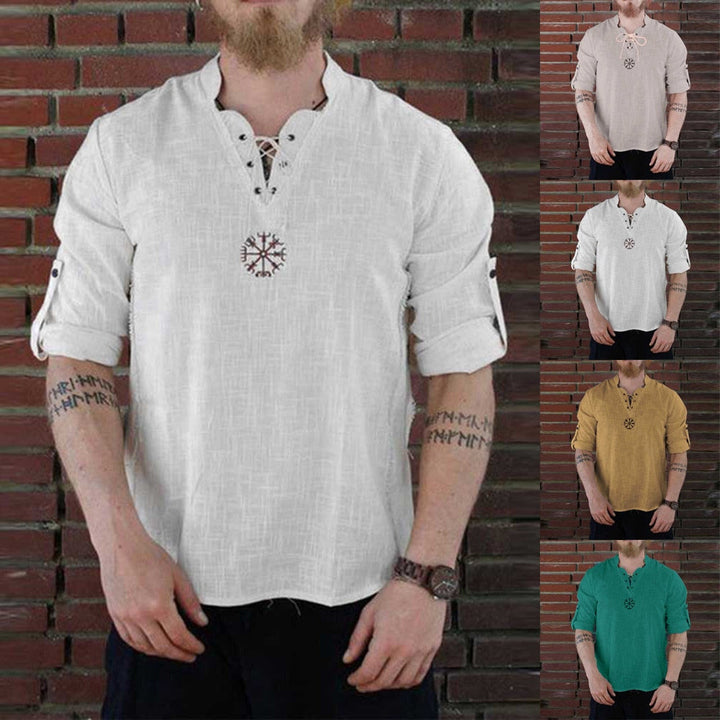 Besticktes Hemd im Boho-Stil für Männer