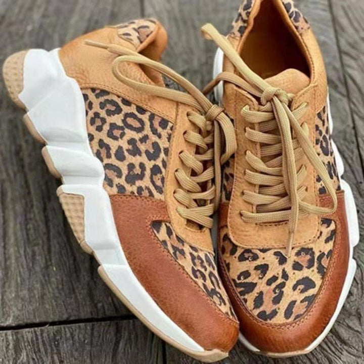 Damen-Sneaker mit Panthermuster