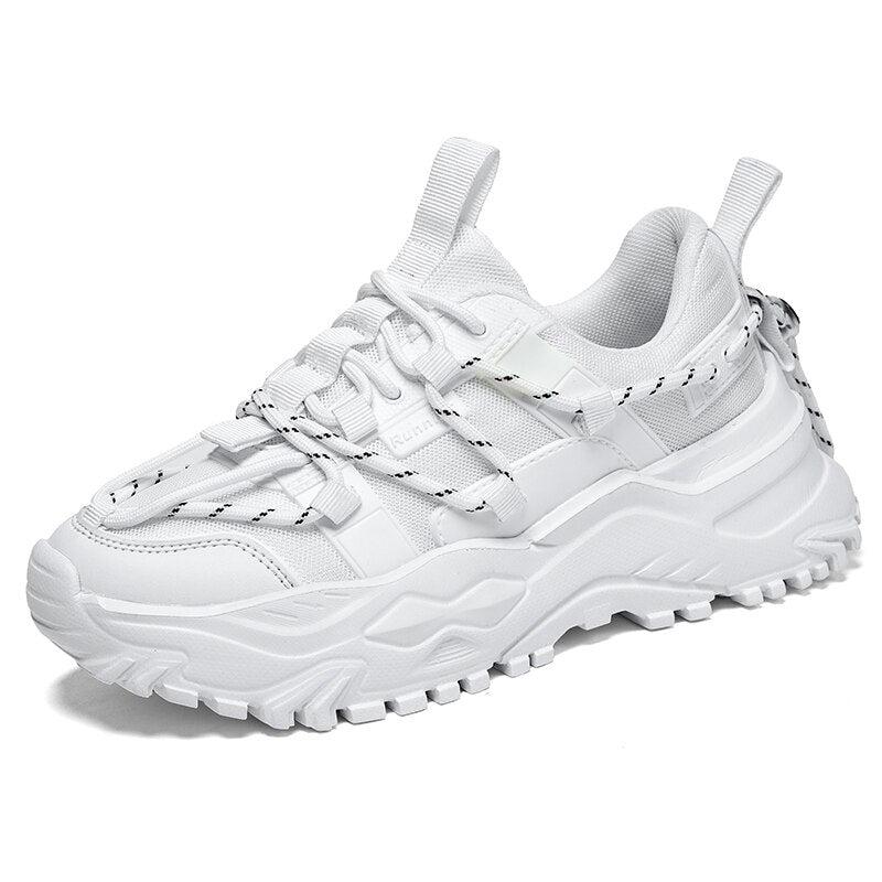 Herren-Turnschuhe mit hoher Sohle