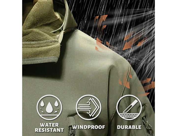 Herren-Wasserdichte Taktische Jacke mit zahlreichen Taschen