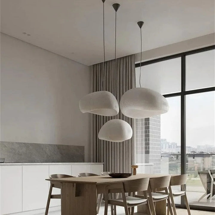 LED-Pendelleuchte im Wabi-Sabi-Stil