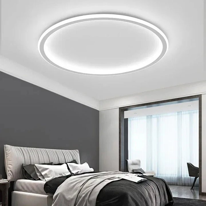 Moderne LED-Deckenleuchte in Ringform