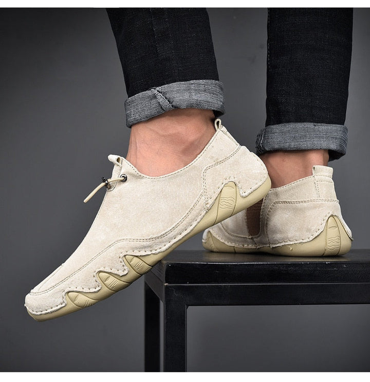 Elegante Herren Mokassins aus Naturleder