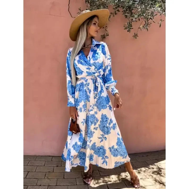 Luftiges Maxikleid mit floralem Muster