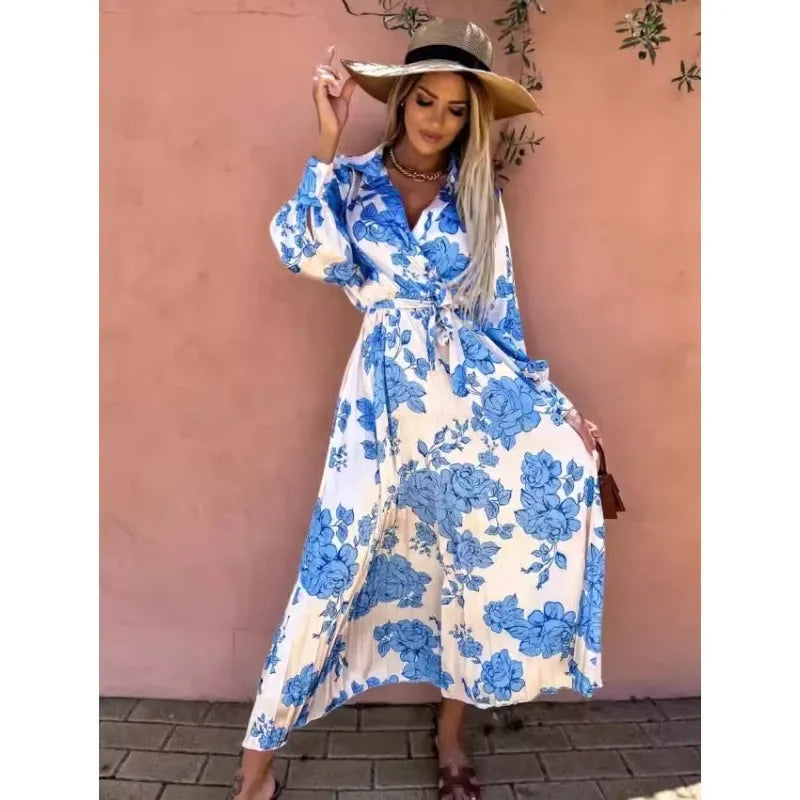 Luftiges Maxikleid mit floralem Muster