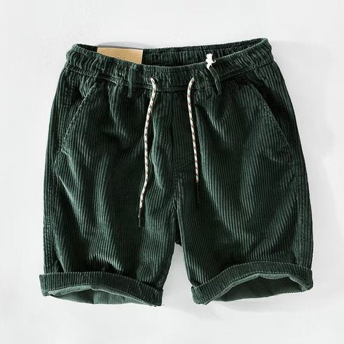 Cord-Shorts für Männer mit Kordel