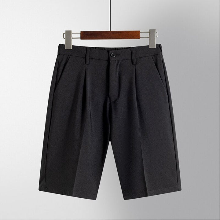 Elegante Herrenshorts mit Plissee-Details
