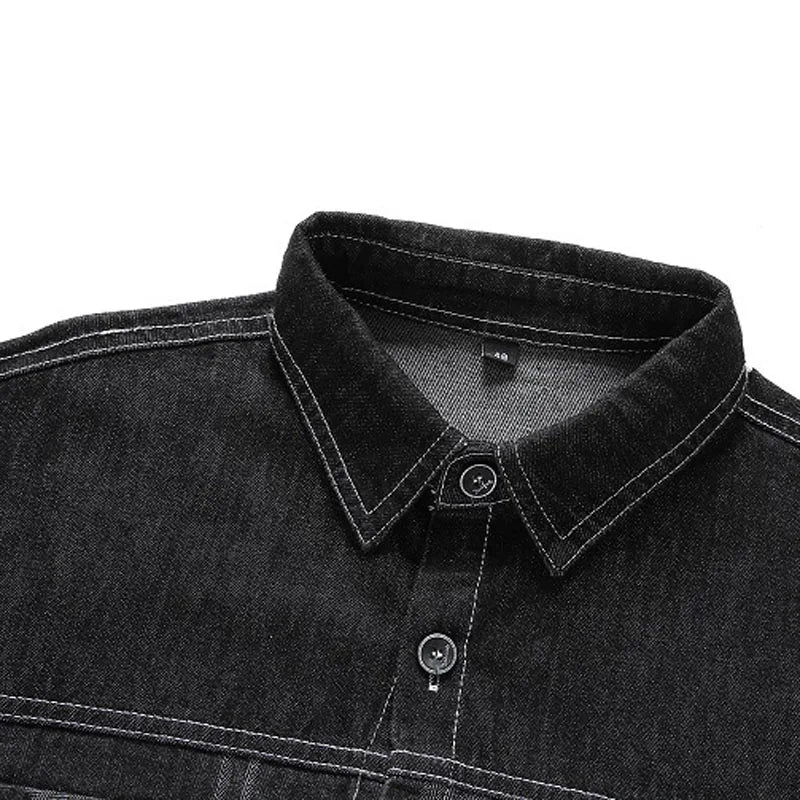 Herren Jeanshemd im Casual-Stil