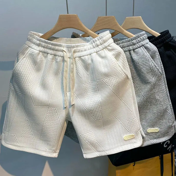 Sportshorts für Männer aus strukturiertem Stoff