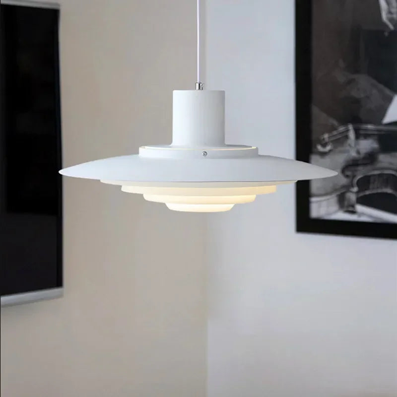 Retro Pendelleuchte aus Aluminium – Mehrlagige LED-Leuchte