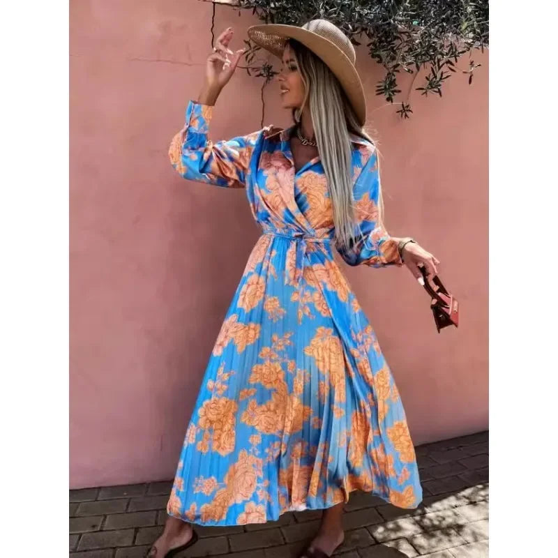 Luftiges Maxikleid mit floralem Muster