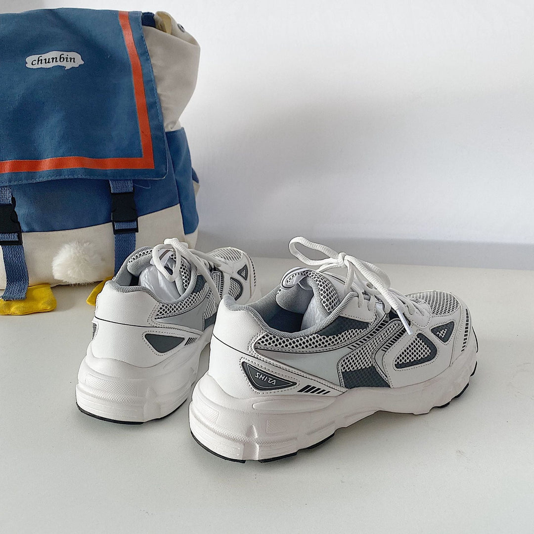 Sportliche Damen-Sneakers mit atmungsaktivem Mesh